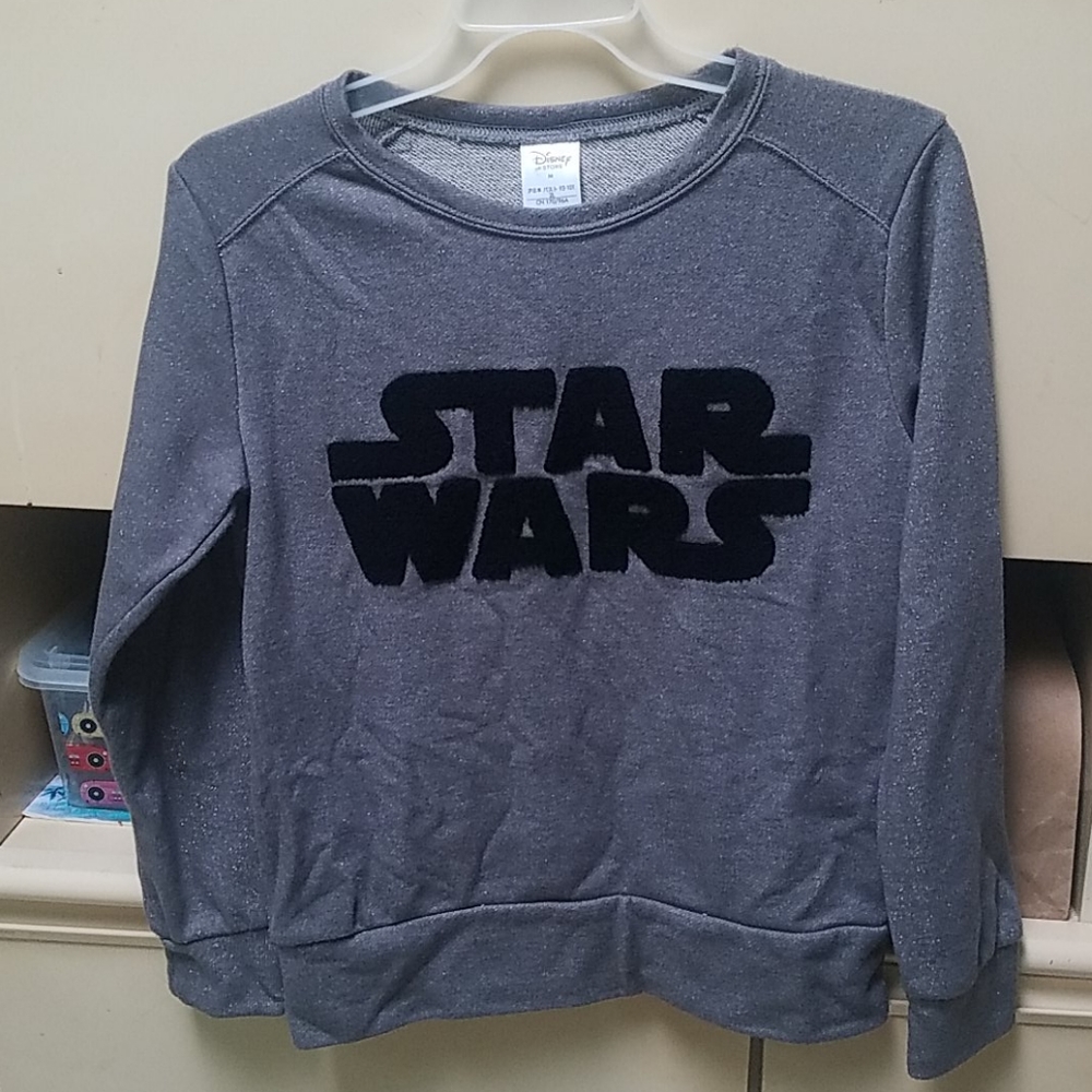 Disney Star Wars silver glitter sweatshirt